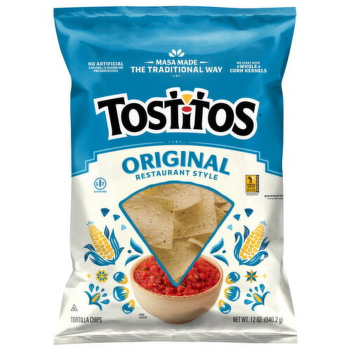 Tostitos Restaurant Style Original Tortilla Chips Image 1 of 3