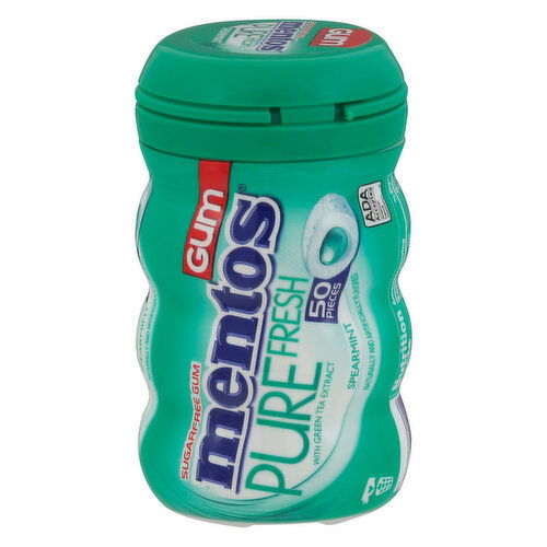 Mentos Gum, Sugarfree, Spearmint