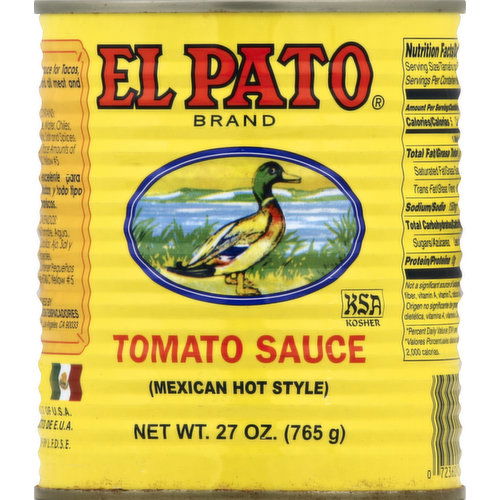 El Pato Tomato Sauce, Mexican Hot Style