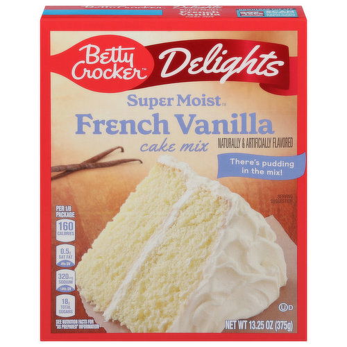 Betty Crocker Cake Mix, French Vanilla, Delights