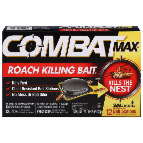 Combat Bait Stations, Roach Killing