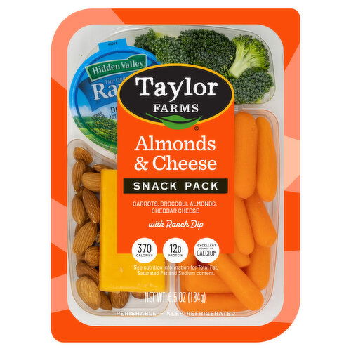 Taylor Farms Snack Pack, Almonds & Cheese