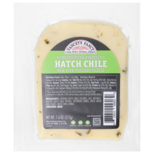 Yancey's Fancy Cheese, Cheddar, New York, Hatch Chile