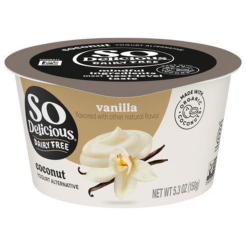 So Delicious Dairy Free Coconut Vanilla Yogurt Alternative