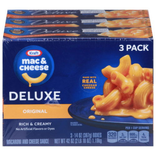 Kraft Mac & Cheese, Original, 3 Pack