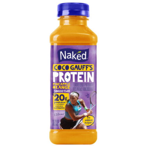 Naked Coco Gauff's Pineapple Orange Protein Smoothie
