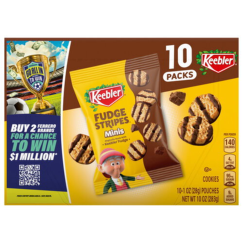 Keebler On The Go Fudge Stripes Single Serve
