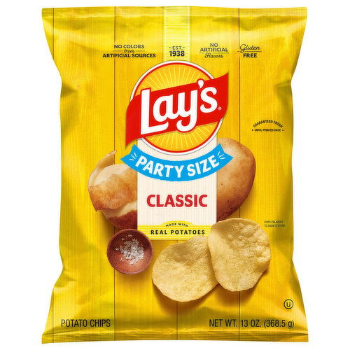 Lay's Classic Potato Chips Party Size