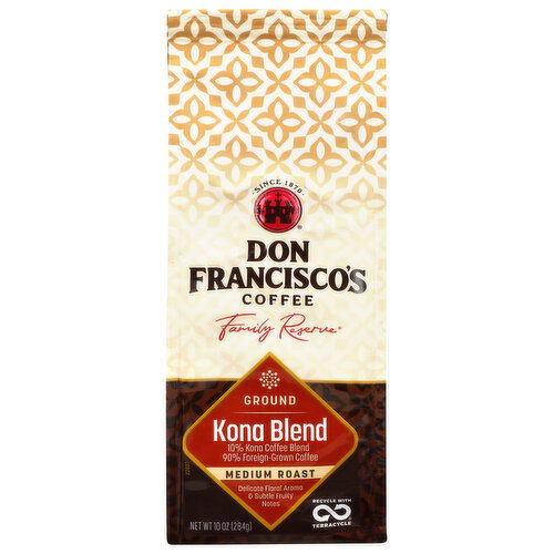 Don Francisco's Ground Medium Roast Kona Blend Coffee