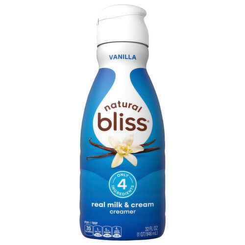 Coffeemate Natural Bliss Vanilla Creamer 32 oz