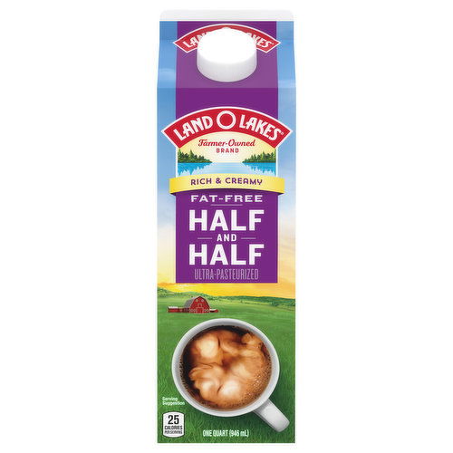 Land O Lakes Half and Half, Fat-Free