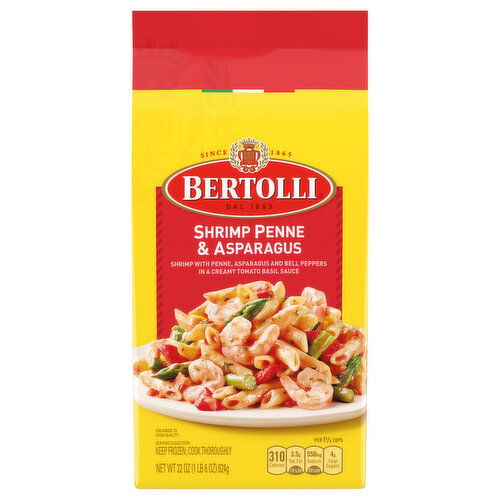 Bertolli Shrimp Penne & Asparagus