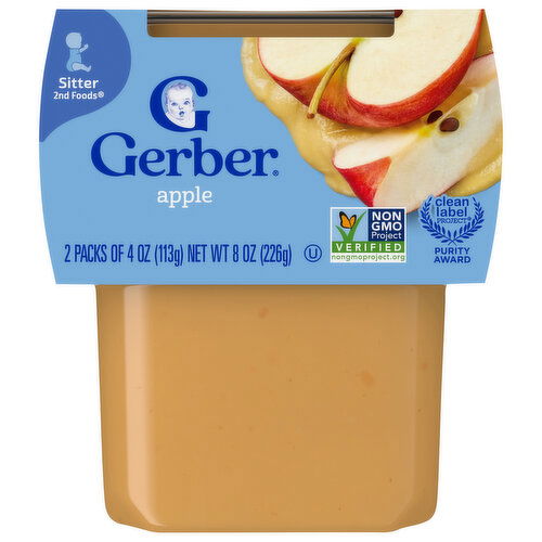 Gerber Sitter 2nd Foods Stage 2 Apple