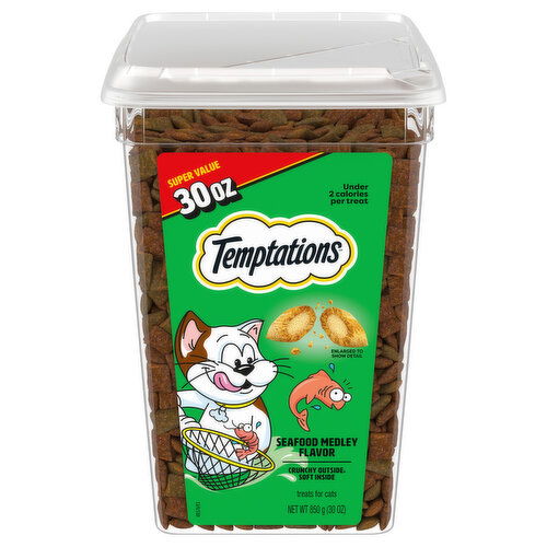 Temptations Seafood Medley Flavor Treats for Cats