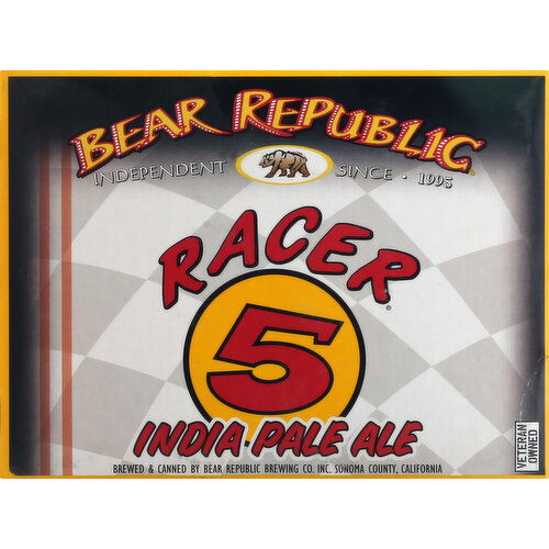 Bear Republic Beer, India Pale Ale, Racer 5