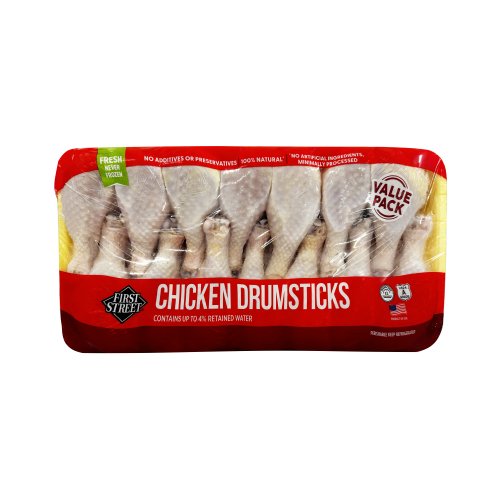 First Street Chicken Drumsticks Family Pack