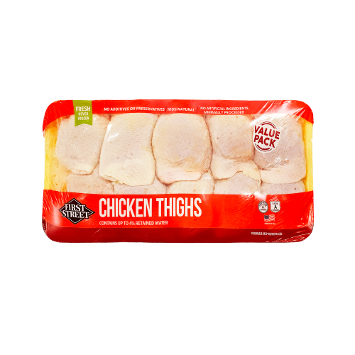 First Street Chicken Thighs Family Pack