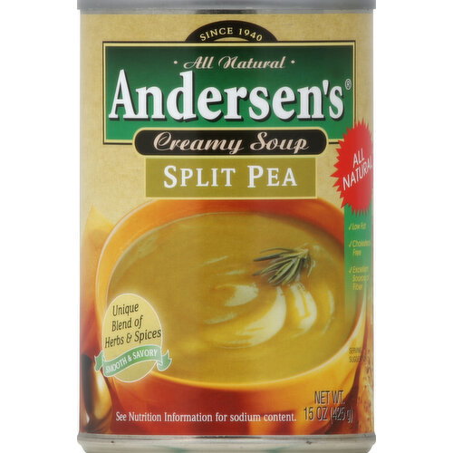 Andersen's Soup, Creamy, Split Pea