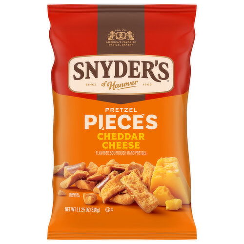 Snyder's of Hanover Cheddar Cheese Flavored Pretzel Pieces