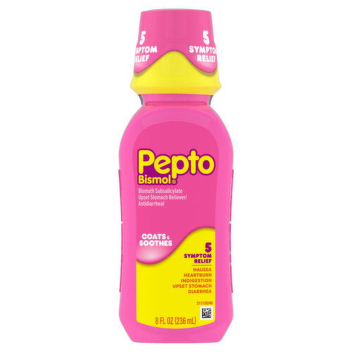 Pepto-Bismol  Liquid for Upset Stomach and Diarrhea Relief, Over-the-Counter Medicine