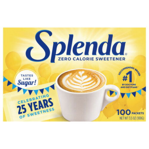 Splenda Packets Zero Calorie Sweetener