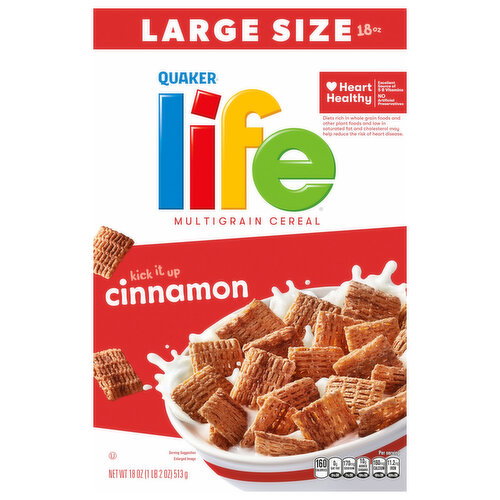 Quaker Multigrain Cinnamon Cereal Image 1 of 6