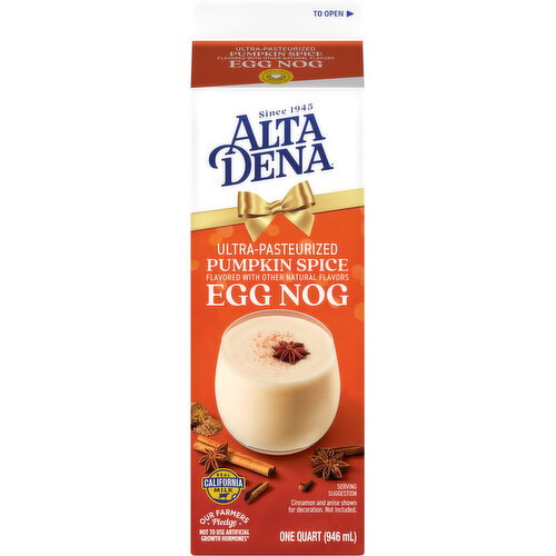 Alta Dena Pumpkin Spice Eggnog Image 1 of 11