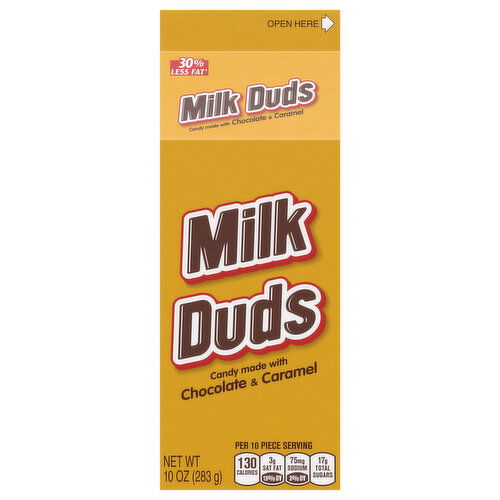 Milk Duds Chocolate & Caramel Candy