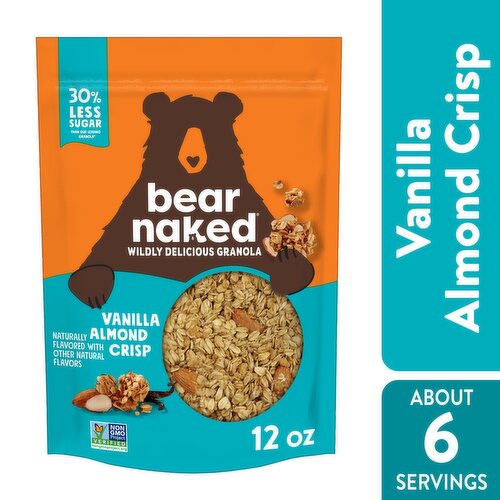 Bear Naked Granola Cereal, Vanilla Almond Crisp