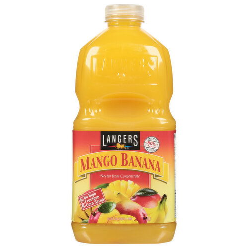 Langers Nectar, from Concentrate, Mango Banana