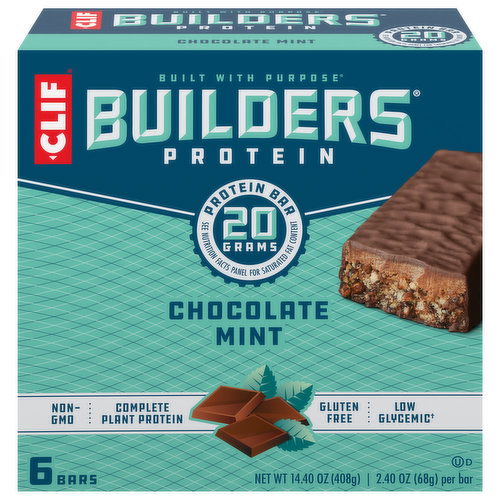 Builders Protein Bars, Chocolate Mint