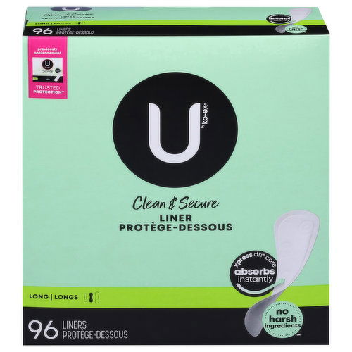 U by Kotex Liners, Long