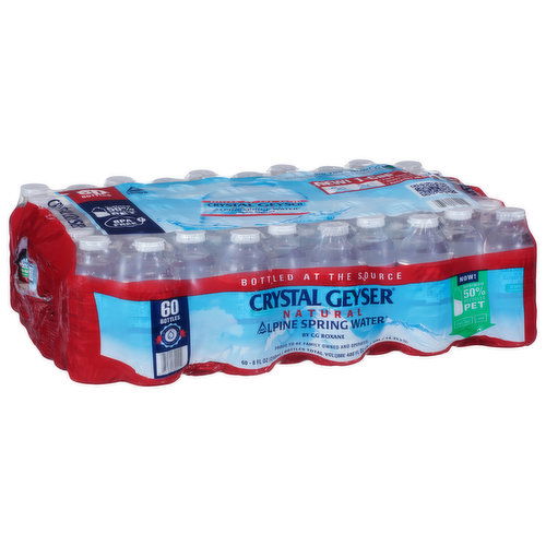 Crystal Geyser Alpine Spring Water, Natural