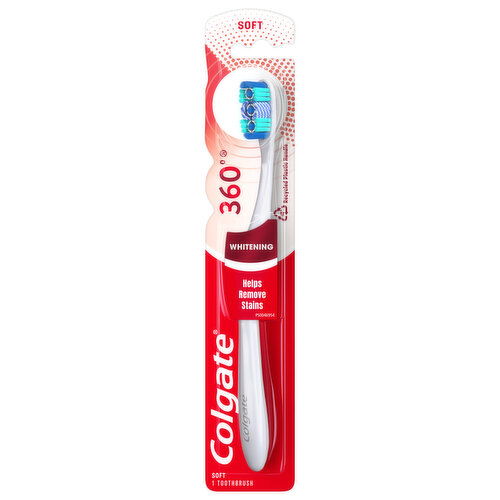 Colgate Adult Manual Whitening Toothbrush, Soft
