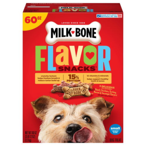 Milk-Bone Beef, Chicken, Turkey, Bacon & Sausage Flavors Dog Treat