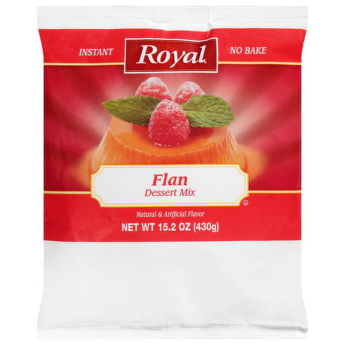 Royal Dessert Mix, Flan, Instant, No Bake