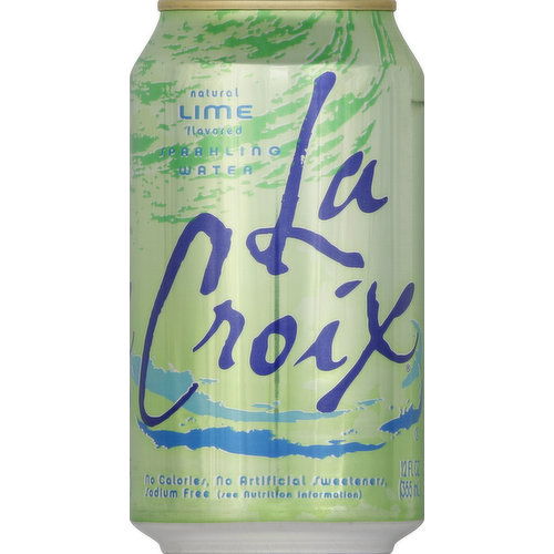 La Croix Sparkling Water, Natural Lime Flavored