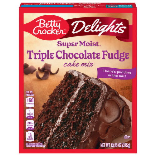 Betty Crocker Triple Chocolate Fudge Cake Mix