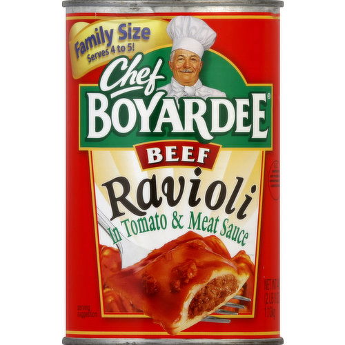 Chef Boyardee Ravioli, Beef