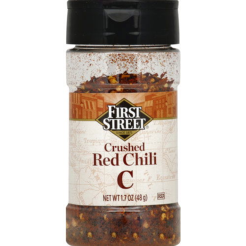 First Street Red Chili, Crushed