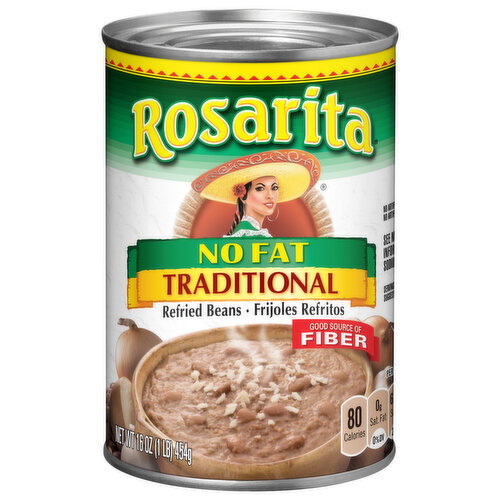 Rosarita No Fat Traditional Refried Beans Image 1 of 3