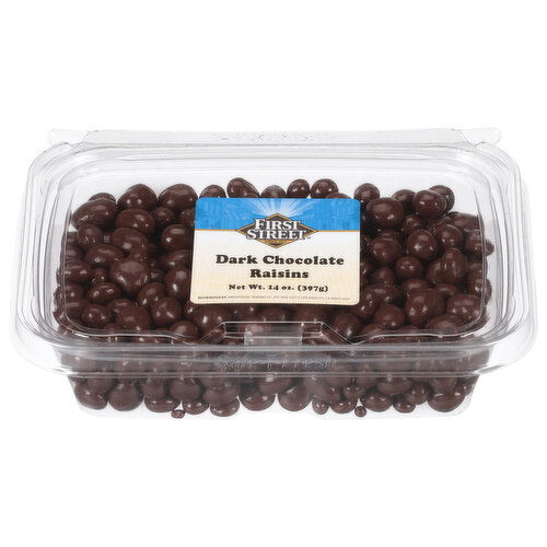 First Street Raisins, Dark Chocolate