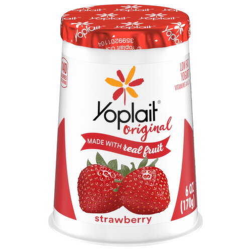 Yoplait Low Fat Strawberry Yogurt Image 1 of 6