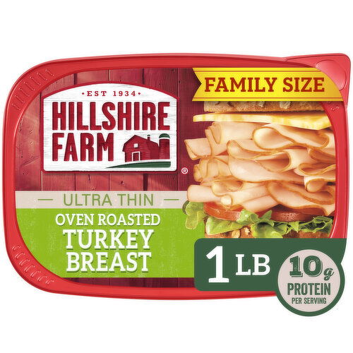Hillshire Farm Ultra Thin Sliced Oven Roasted Turkey Breast Sandwich Meat