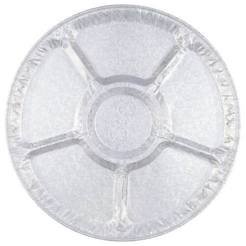 First Street Silver Lazy Susan 16 Inch Tray