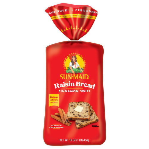 Sun-Maid CINN RAIS SWIRL BFAST BRD 16 OZ         