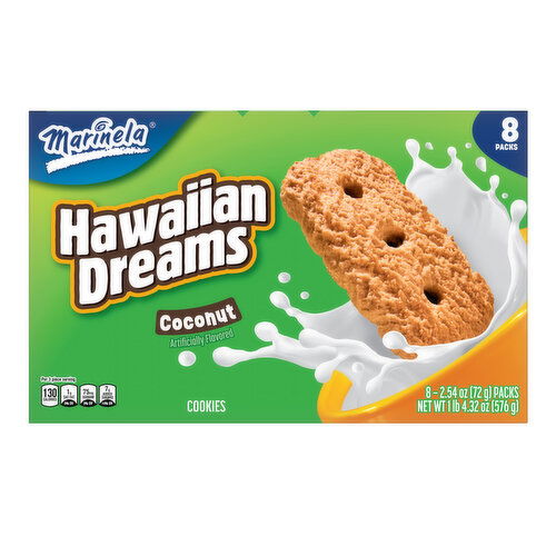 Marinela Coconut Cookies, 8 packs, 20.32 oz