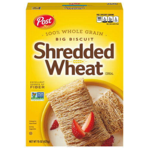 Shredded Wheat Big Biscuit 100% Whole Grain Cereal