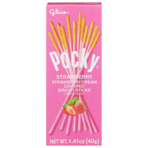 Pocky Biscuit Sticks, Strawberry