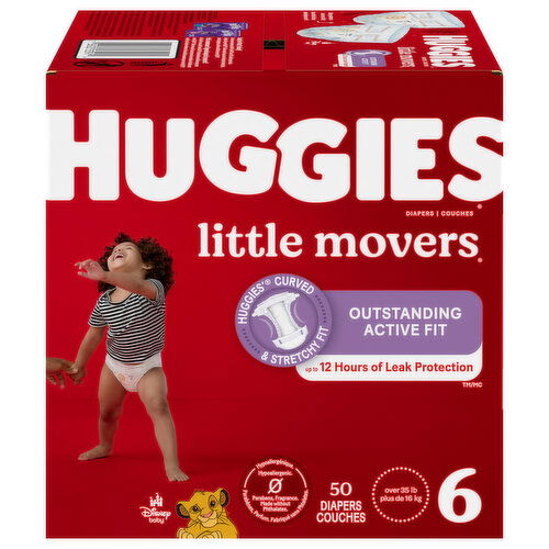 Huggies Diapers, Disney Baby, 6 (Over 35 lb)